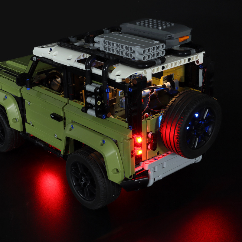 Model Kit Lego - طقم إضاءة LED لسيارة ليغو ديفندر