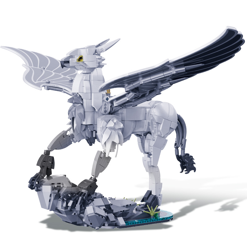 Model Kit Anubis - الإبداعية MOC 698 قطعة العالم السحري