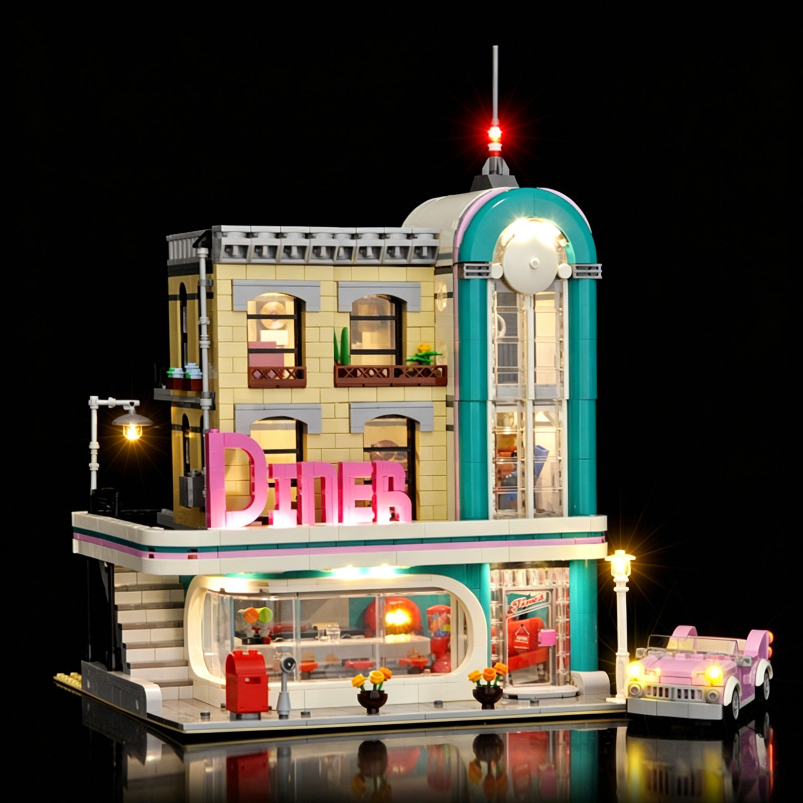 Model Kit Lego - مجموعة إضاءة LED من LYBMTWF متوافقة