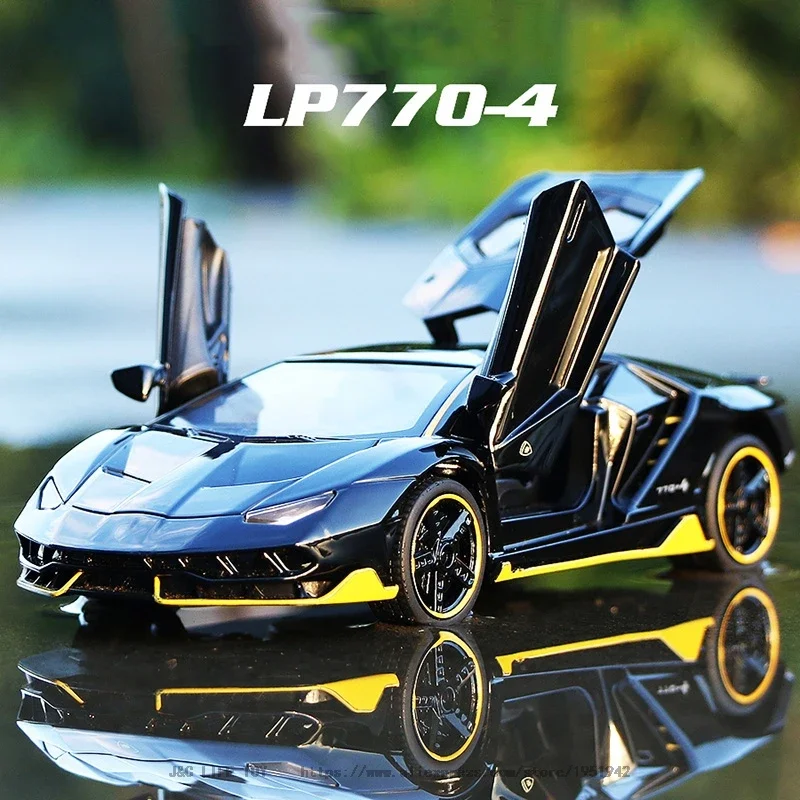 Model Kit Lamborghini - 1:32 LP770 750 سبيكة سيارة رياضية
