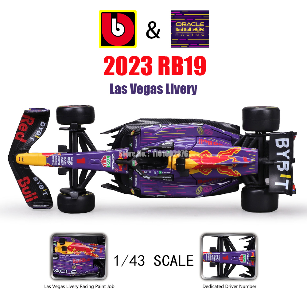 Model Kit Ferrari - Bburago 1:43 2023 F1 ريد بول