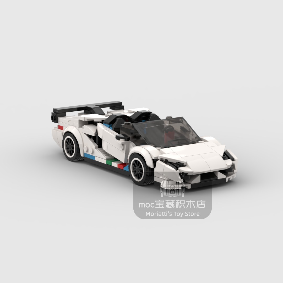 Model Kit Lamborghini - MOC Lambo Aventador SVJ 368 قطعة
