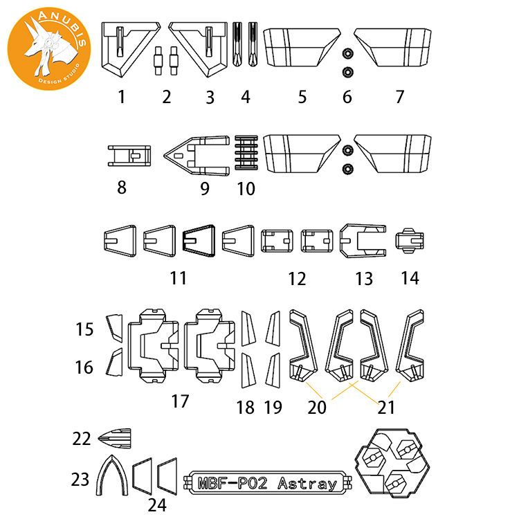 قطع غيار ترقية تفصيلية لـ MG R - مراجعة Model Kit Anubis وسعره