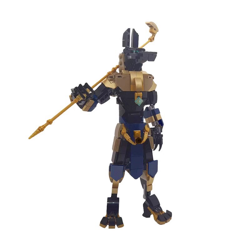 نموذج إله مصري برأس ذئب من الأ - مراجعة Model Kit Anubis وسعره