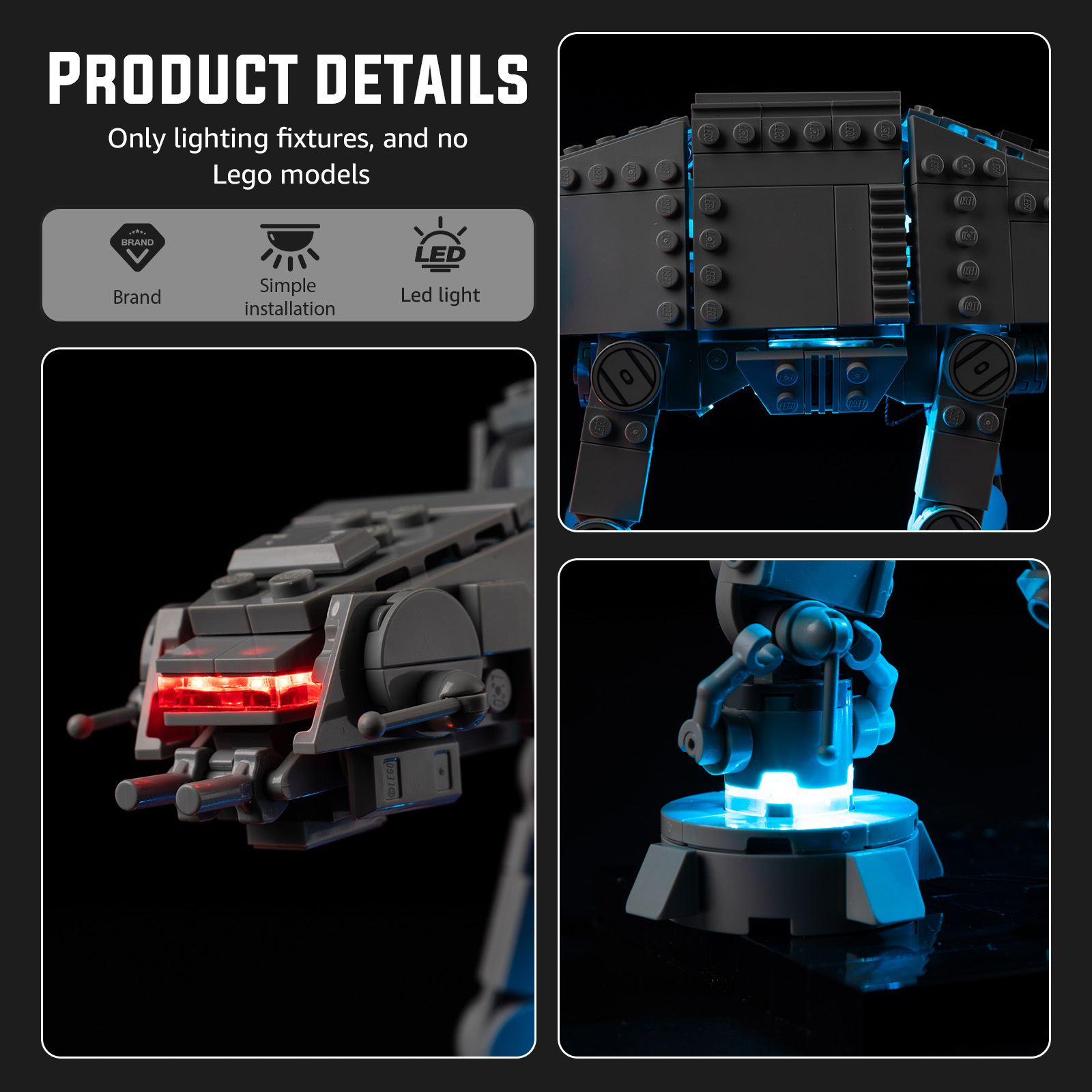 مجموعة إضاءة LED مناسبة لقطع ب - مراجعة Model Kit Lego وسعره