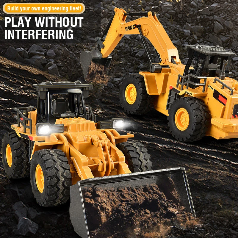 2.4G سبيكة التحكم عن بعد حفارة - مراجعة Model Kit Excavator وسعره