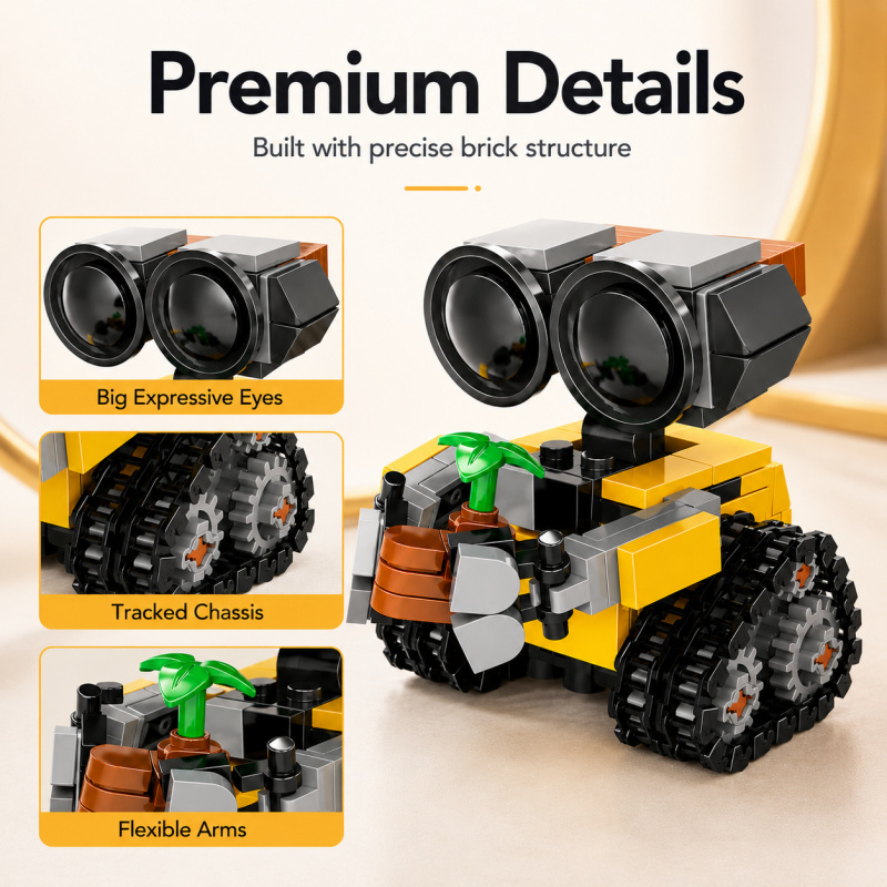 مجموعة مكعبات بناء روبوت صغير، - مراجعة Model Kit Lego وسعره