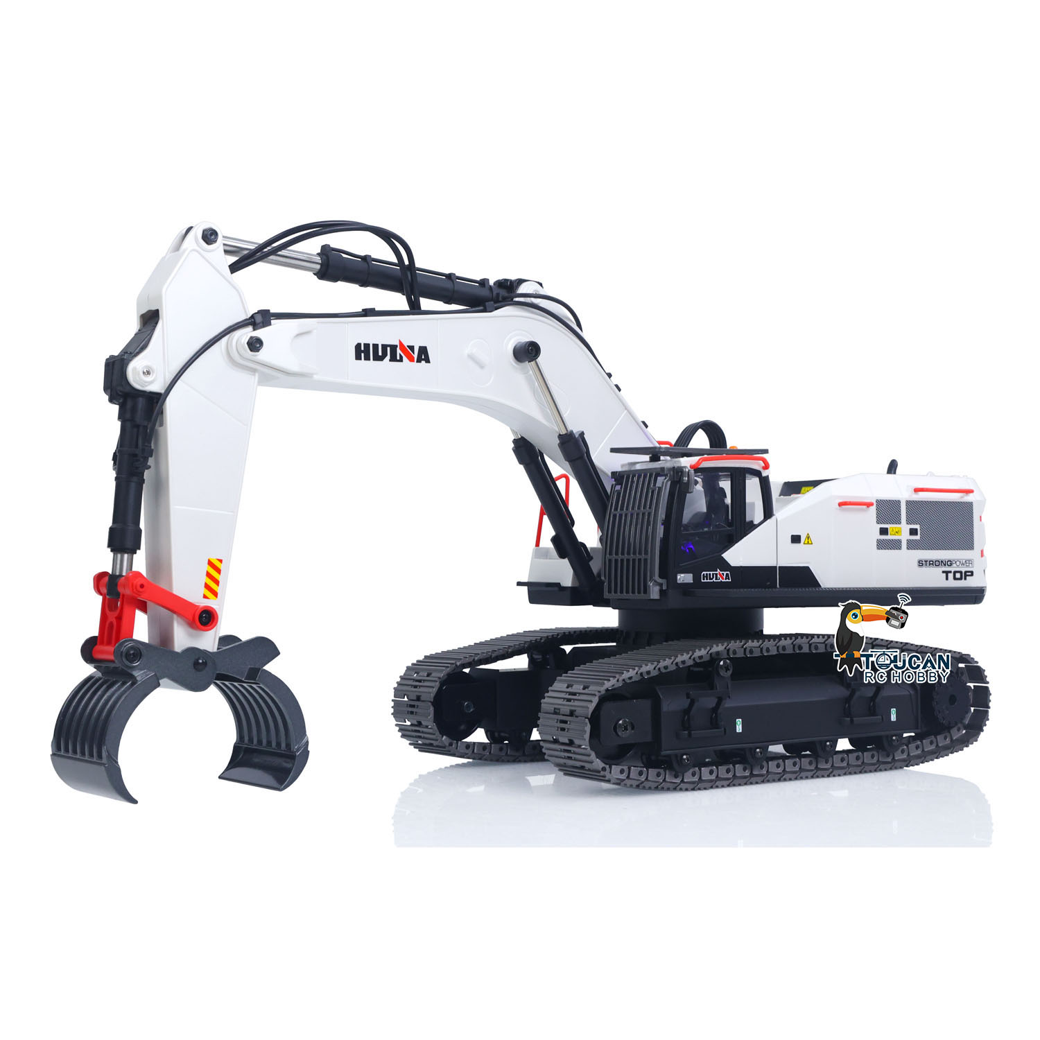 RC حفارة 1/14 HUINA شاحنة معدن - مراجعة Model Kit Excavator وسعره