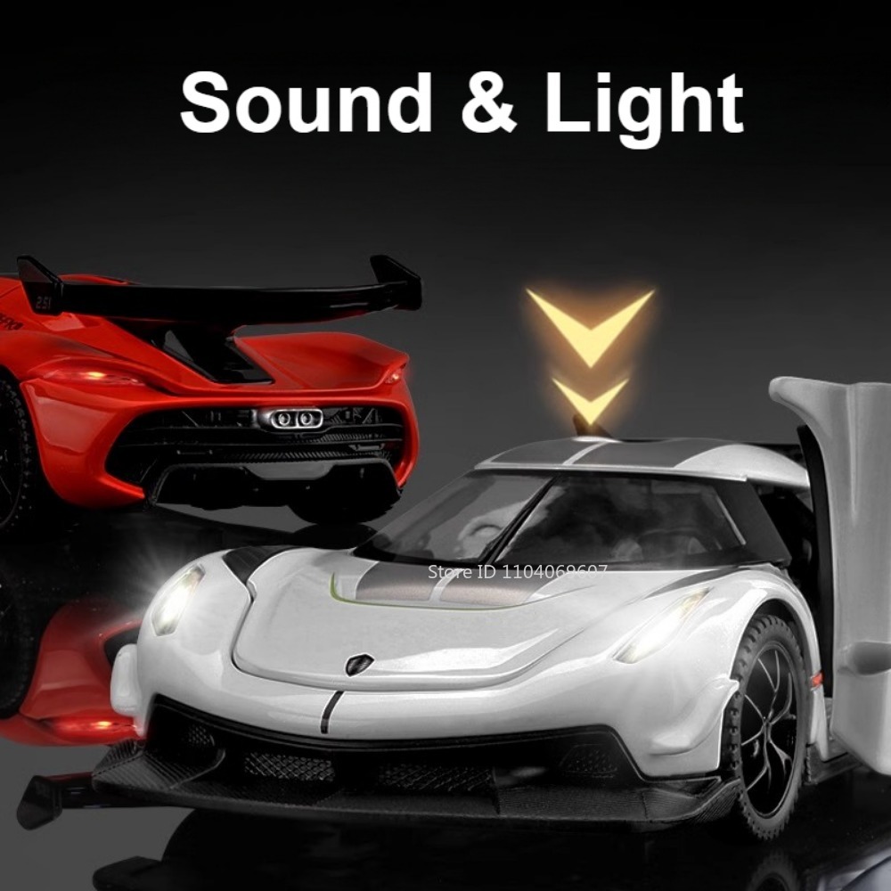 مقياس 1:32 KNSG Jesko سيارة لع - مراجعة Model Kit Ferrari وسعره