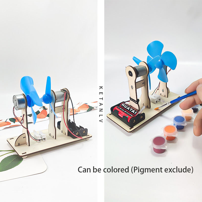 DIY الرياح مدفوعة مولد نموذج ا - مراجعة Model Kit China وسعره