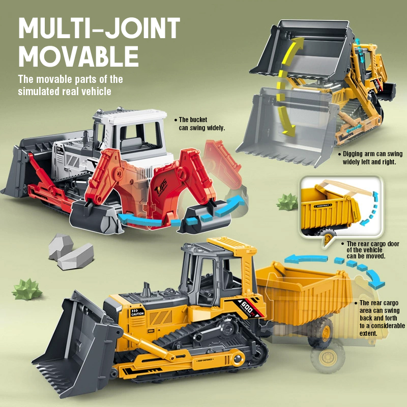 نموذج مركبة هندسية مزدوجة الرأ - مراجعة Model Kit Excavator وسعره