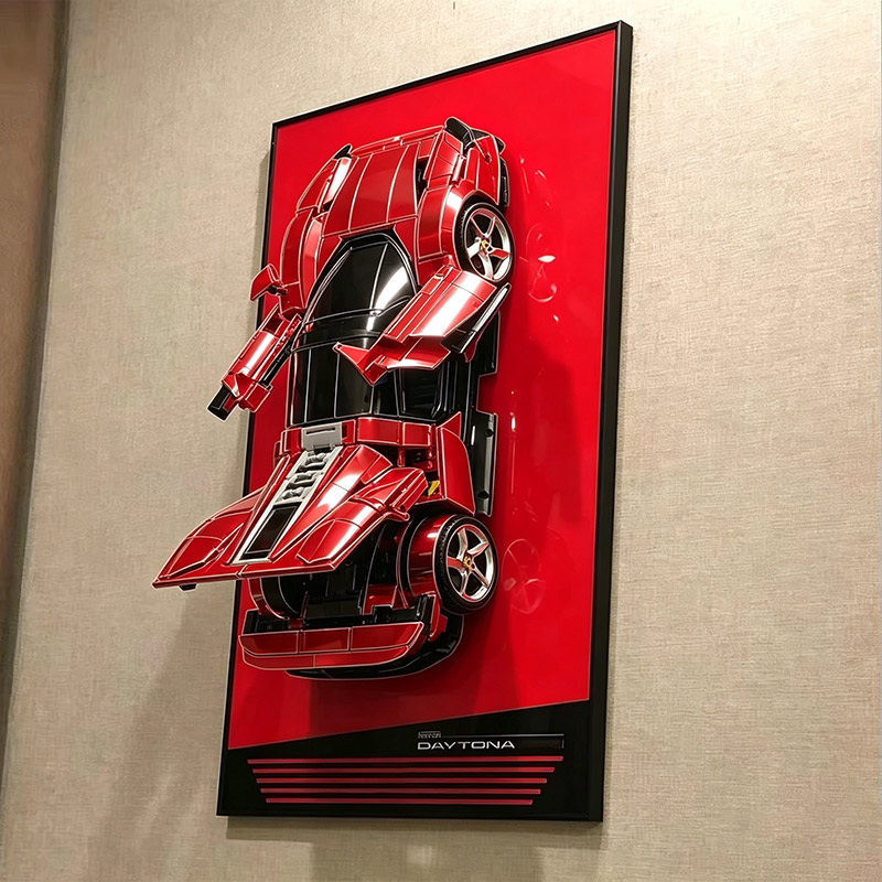 رف عرض خلفي مثبت على الحائط مت - مراجعة Model Kit Ferrari وسعره
