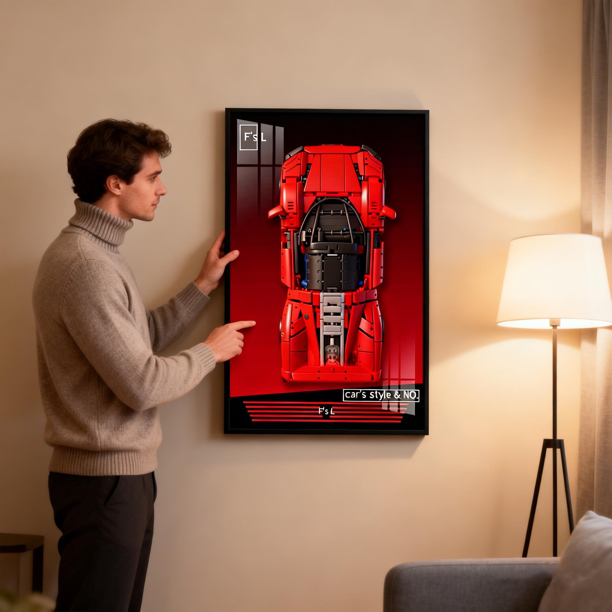 إطار عرض جديد للصور مناسب لطرا - مراجعة Model Kit Ferrari وسعره