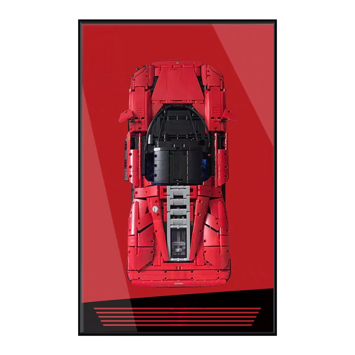 لوحة عرض جدارية فقط مناسبة لنم - مراجعة Model Kit Ferrari وسعره
