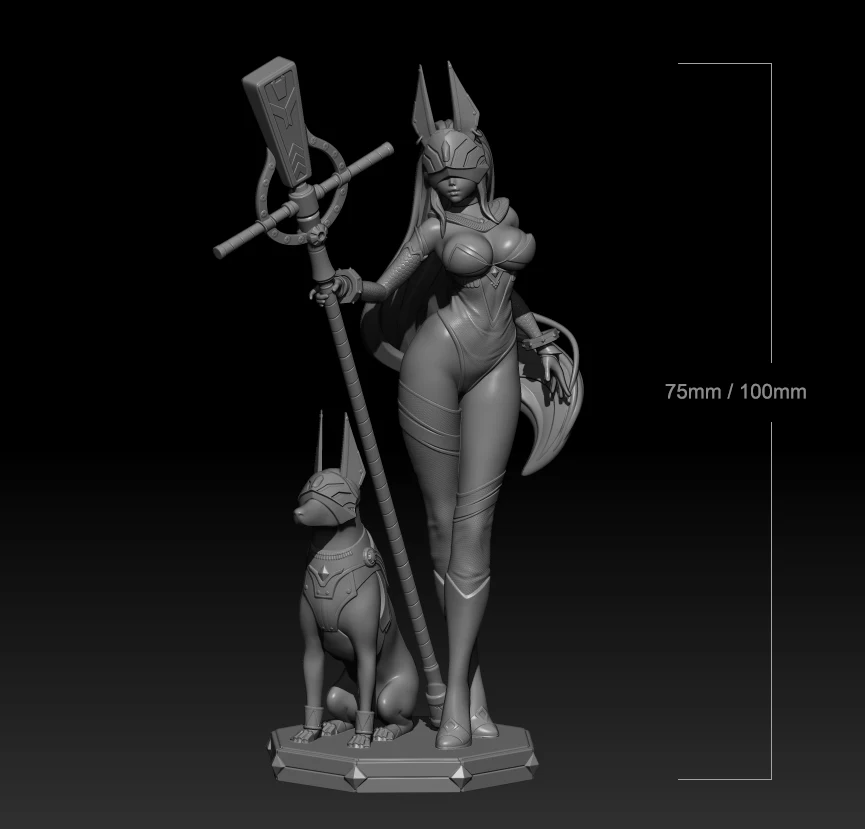 أطقم نماذج من الراتنج 1/24 1/1 - مراجعة Model Kit Anubis وسعره