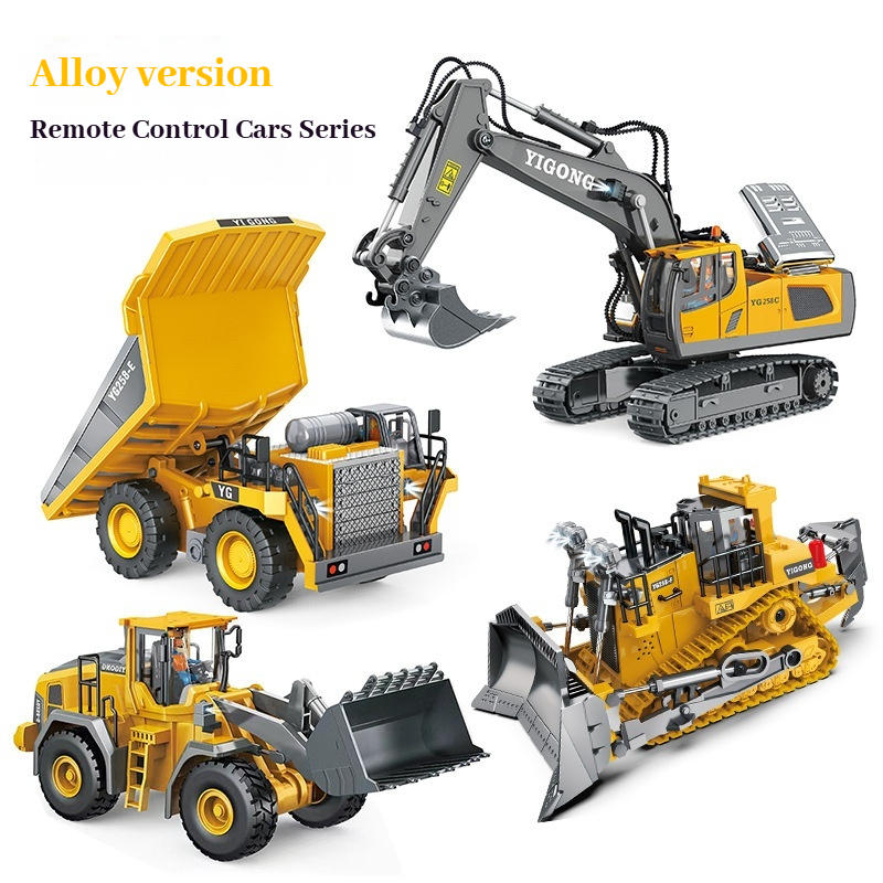 YIGONG مركبة هندسية بتحكم عن ب - مراجعة Model Kit Excavator وسعره