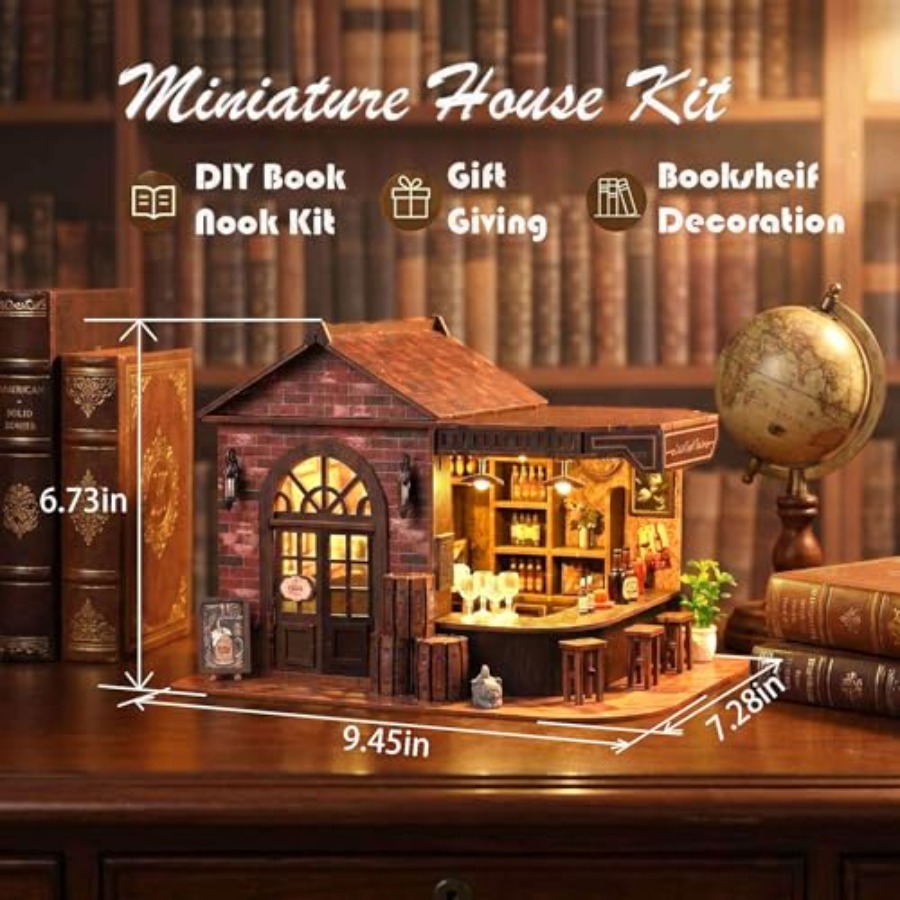 طقم بوك نوك، بيت دمى خشبي مصغر - مراجعة Model Kit Led وسعره