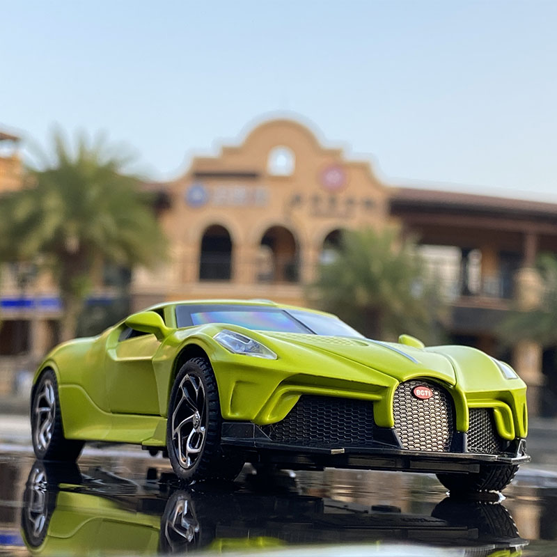 1:32 بوجاتي Lavoiturenoire سبي - مراجعة Model Kit Lamborghini وسعره