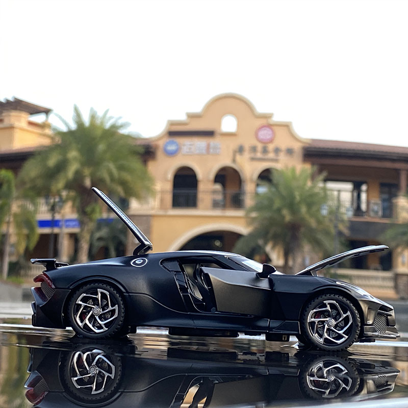 1:32 بوجاتي Lavoiturenoire سبي - مراجعة Model Kit Lamborghini وسعره