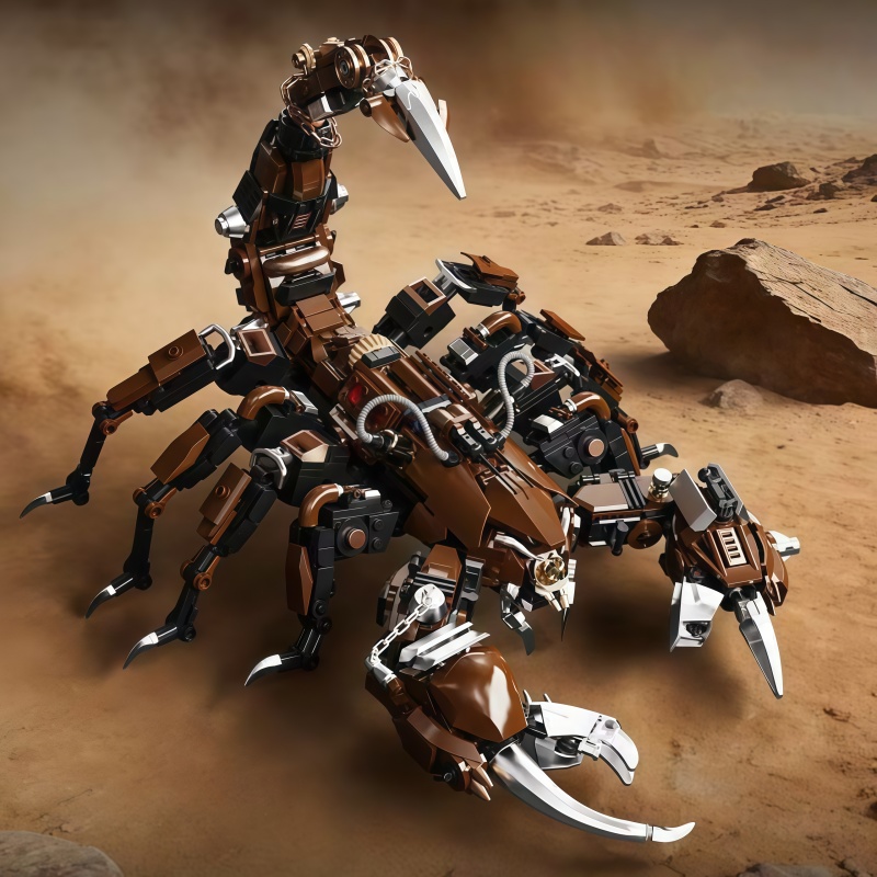 مجموعة مكعبات بناء العقرب المي - مراجعة Model Kit Anubis وسعره