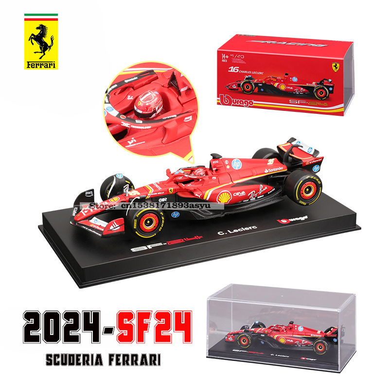 ببوراغو 1:43 f1 2024 فيراري SF - مراجعة Model Kit Ferrari وسعره