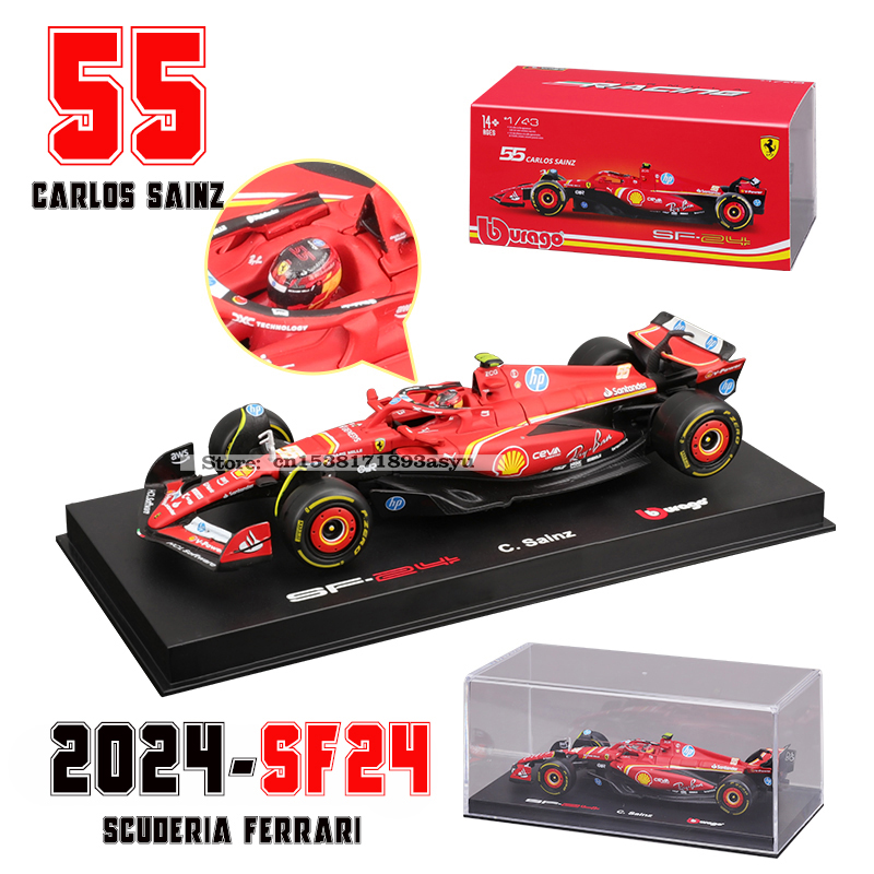 ببوراغو 1:43 f1 2024 فيراري SF - مراجعة Model Kit Ferrari وسعره