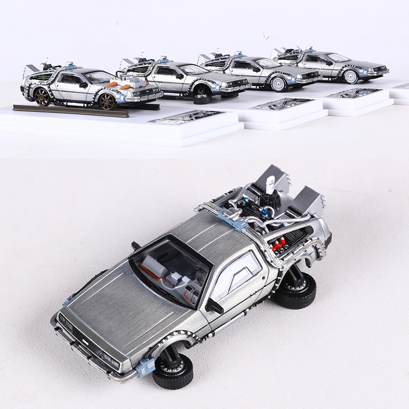 MJ 1:64 DeLorean DMC I II III  - مراجعة Model Kit Ferrari وسعره